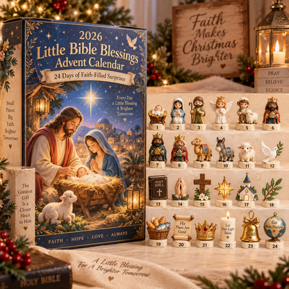 2026 Little Bible Blessings Advent Calendar ✝️ – 24 Days of Faith-Filled Surprises