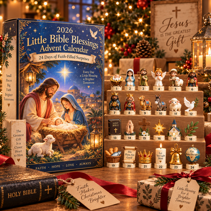 2026 Little Bible Blessings Advent Calendar ✝️ – 24 Days of Faith-Filled Surprises