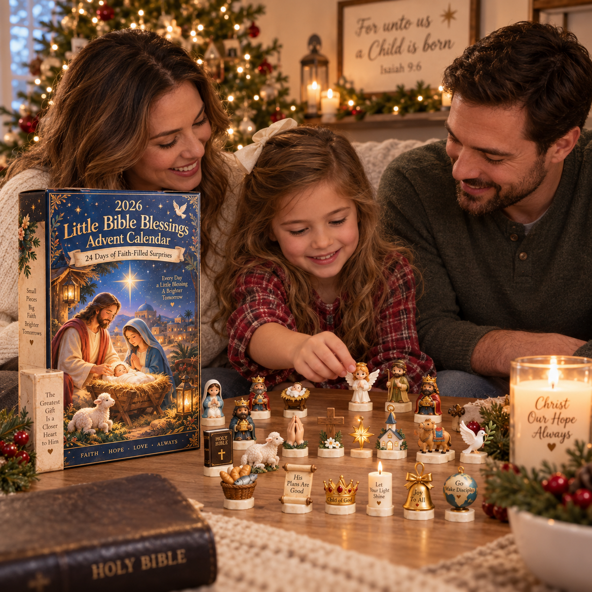 2026 Little Bible Blessings Advent Calendar ✝️ – 24 Days of Faith-Filled Surprises