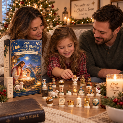 2026 Little Bible Blessings Advent Calendar ✝️ – 24 Days of Faith-Filled Surprises