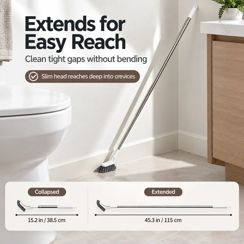 🧼 Telescopic Gap Cleaning Brush – Reach Every Hidden Corner