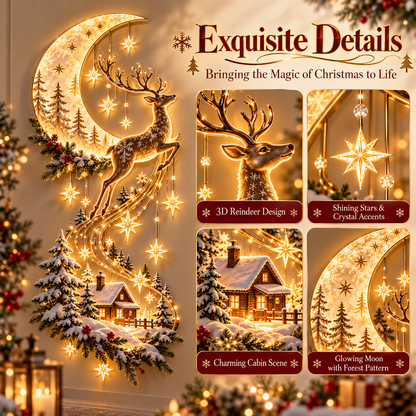 ✨ Last Day – 60% OFF!🌙 Reindeer Under the Stars™