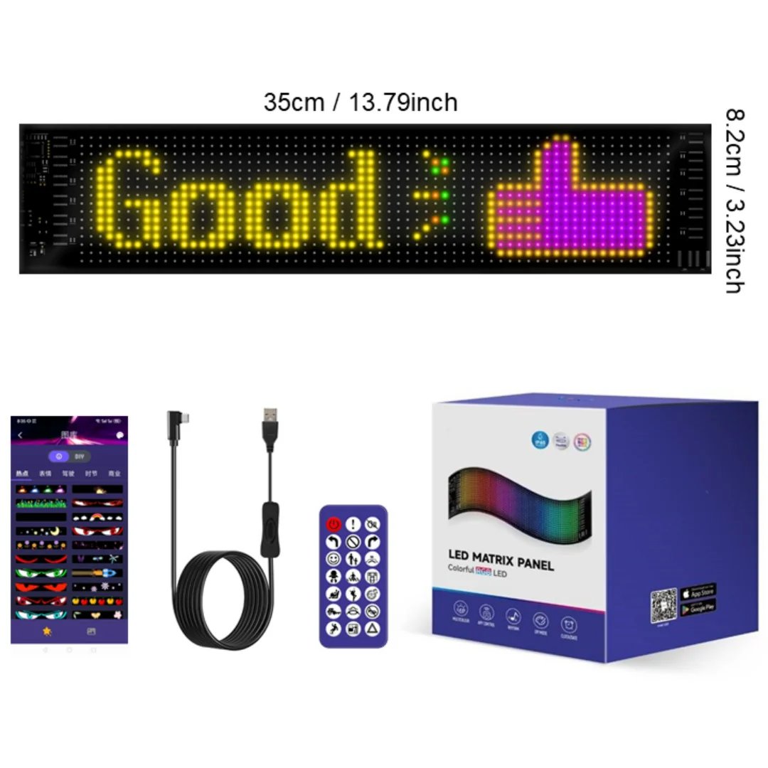 ✨ Last Day – 60% OFF!🎄 Smart LED Pixel Car Display