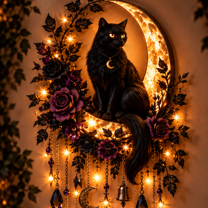 Enchanted Moon Animal Wall Light