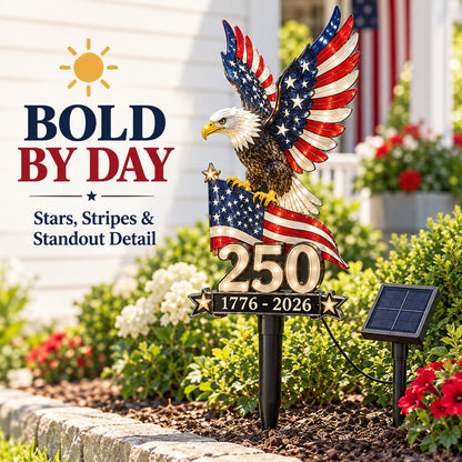 ✨ Last Day – 60% OFF!🇺🇸 🦅America 250 Eagle Solar Yard Light| 1776–2026