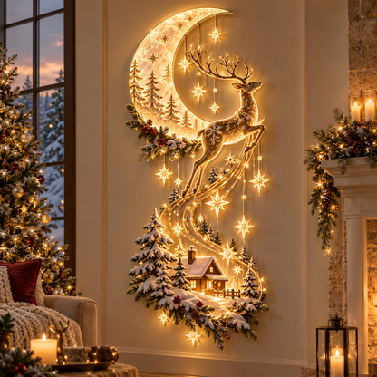 ✨ Last Day – 60% OFF!🌙 Reindeer Under the Stars™
