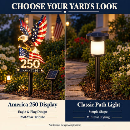 ✨ Last Day – 60% OFF!🇺🇸 🦅America 250 Eagle Solar Yard Light| 1776–2026
