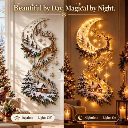 ✨ Last Day – 60% OFF!🌙 Reindeer Under the Stars™