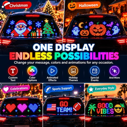✨ Last Day – 60% OFF!🎄 Smart LED Pixel Car Display