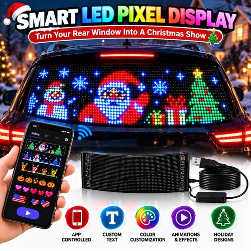 ✨ Last Day – 60% OFF!🎄 Smart LED Pixel Car Display