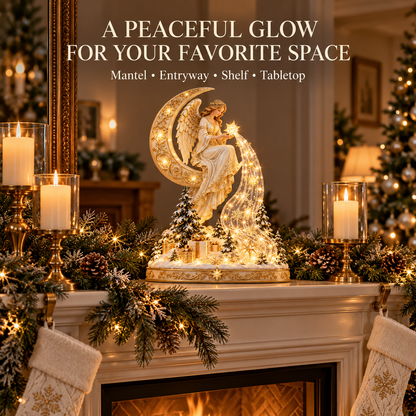 ✨ Angel’s Cascade of Stars™ – Lighted Christmas Tabletop Decoration