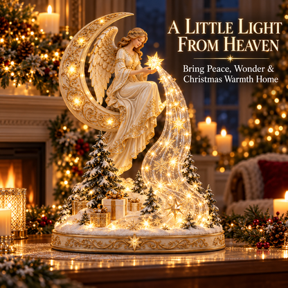 ✨ Angel’s Cascade of Stars™ – Lighted Christmas Tabletop Decoration