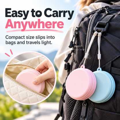 Upgraded Macaron-Style Collapsible Silicone Cup
