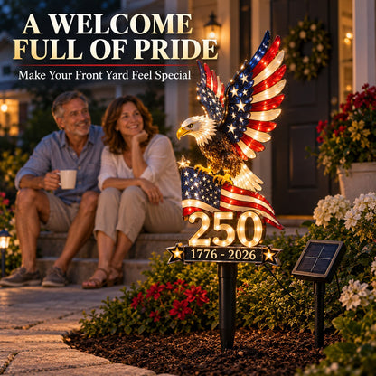 ✨ Last Day – 60% OFF!🇺🇸 🦅America 250 Eagle Solar Yard Light| 1776–2026